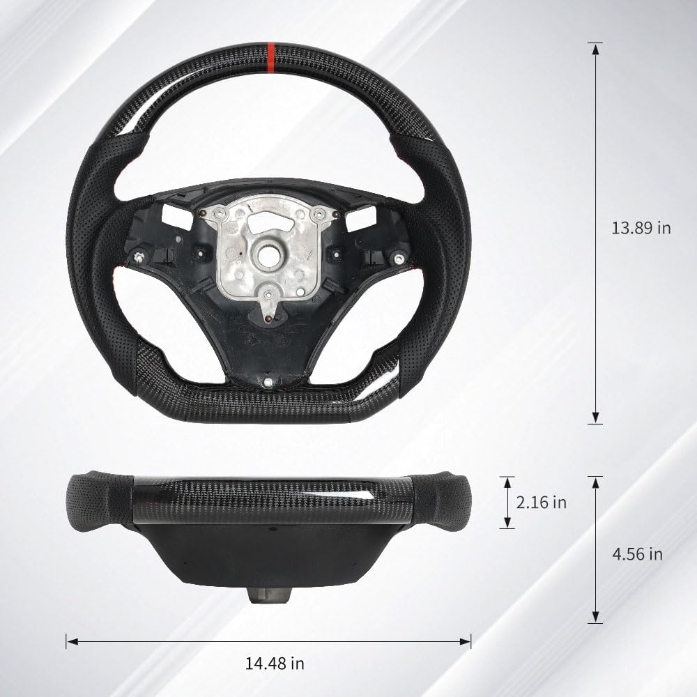 JIANGGAI Real Carbon Fiber Steering Wheel